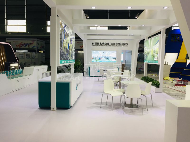 上海AWE-中國家電及消費(fèi)電子博覽會錢江制冷展位展臺設(shè)計制作搭建圖5