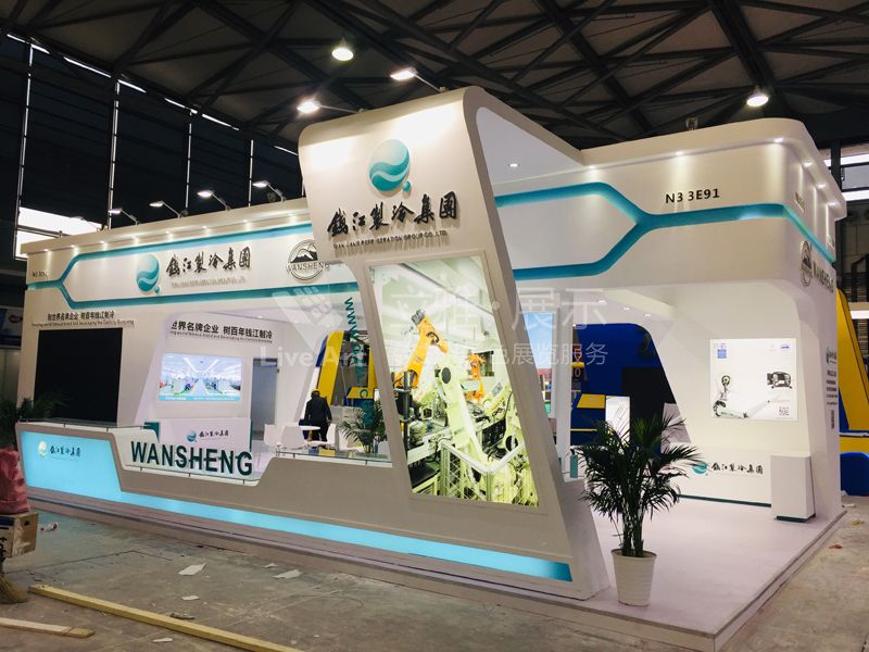 上海AWE-中國家電及消費(fèi)電子博覽會錢江制冷展位展臺設(shè)計制作搭建圖8